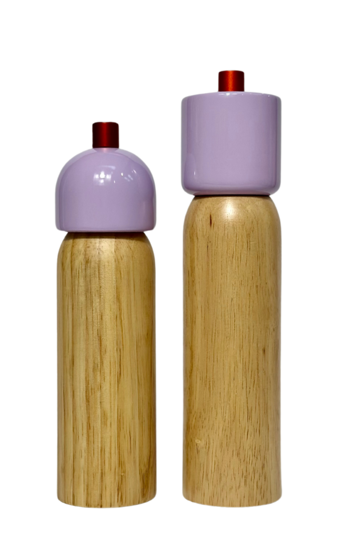 Salt & Pepper Grinder - Lilac & Red