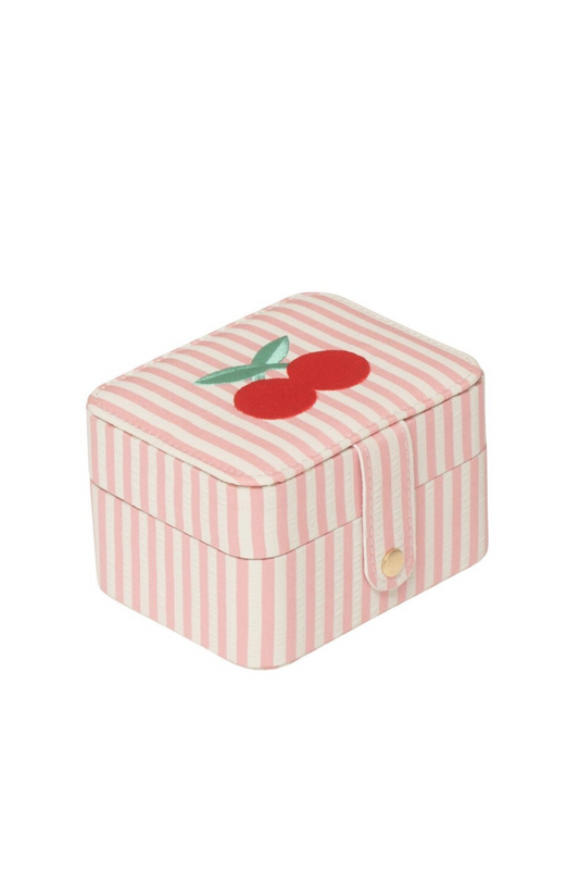 Stripy Cherry Jewellery Box