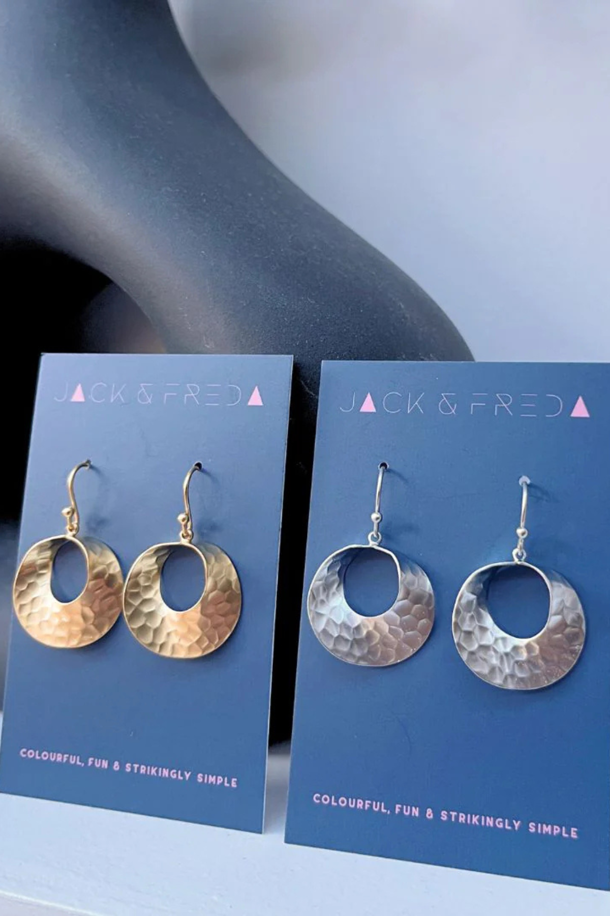 Hammered Curl Earrings