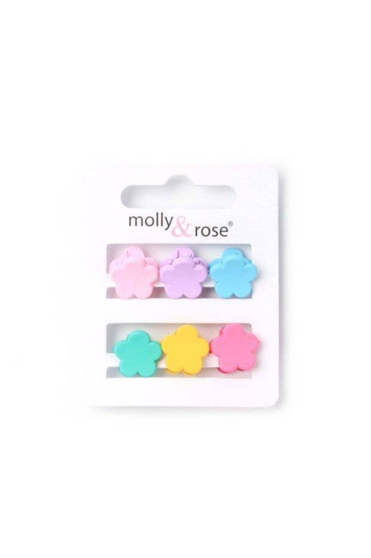 Flower Mini Claw Clips