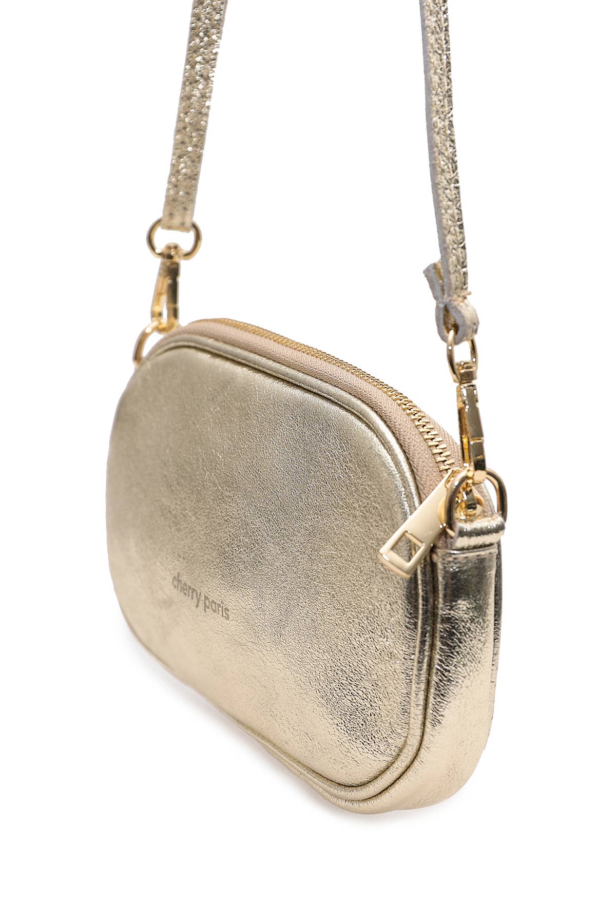 Yumi Gold Leather Bag