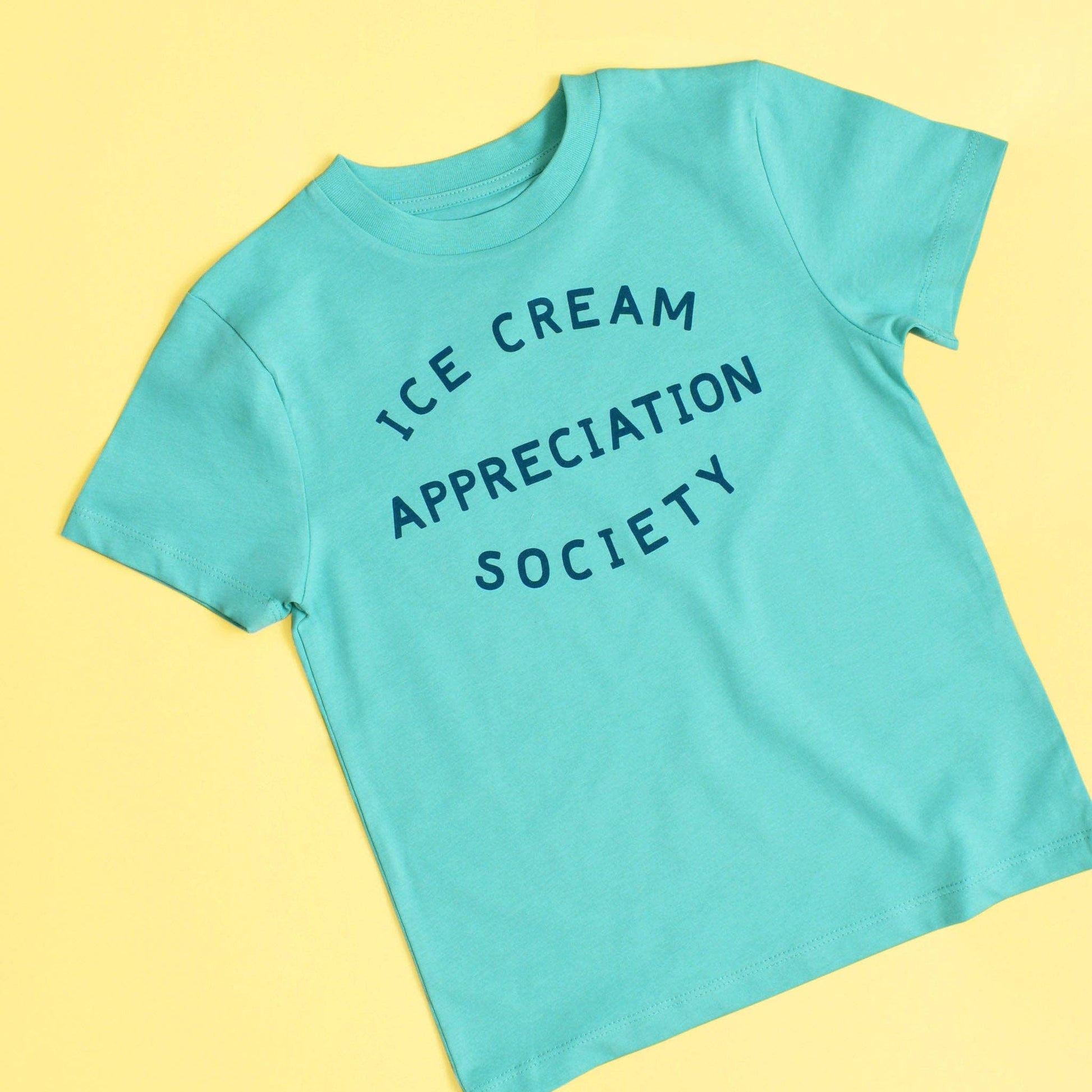 Official Ice Cream Appreciation Society - Kid's T-shirt - Tropical Turquoise