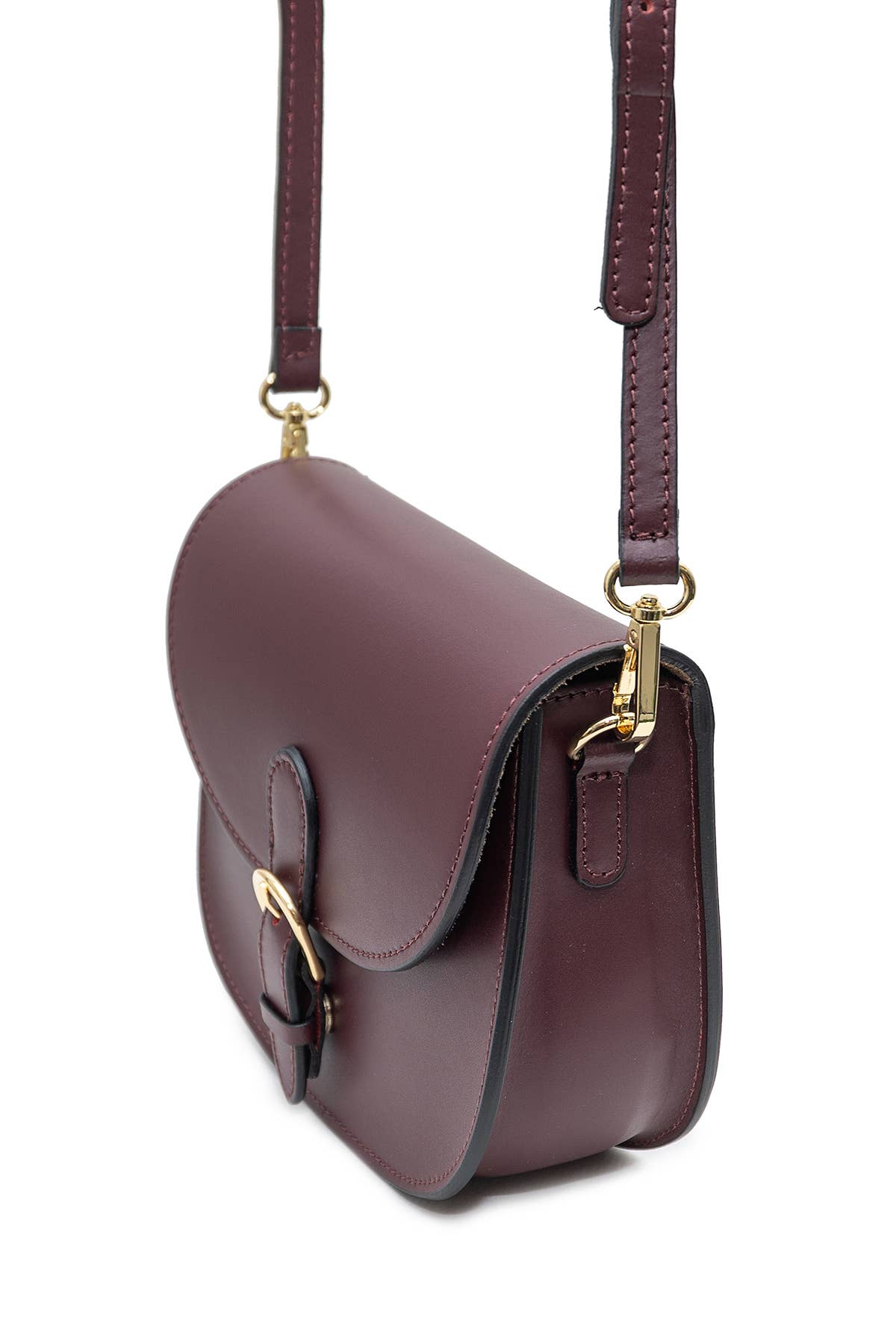 JENNIFER Leather Saddle Bag
