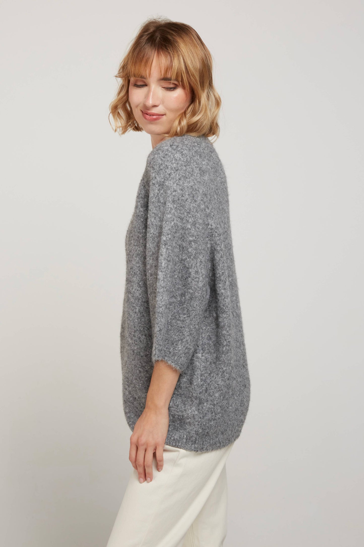 CAMELIA Short-Sleeve Sweater