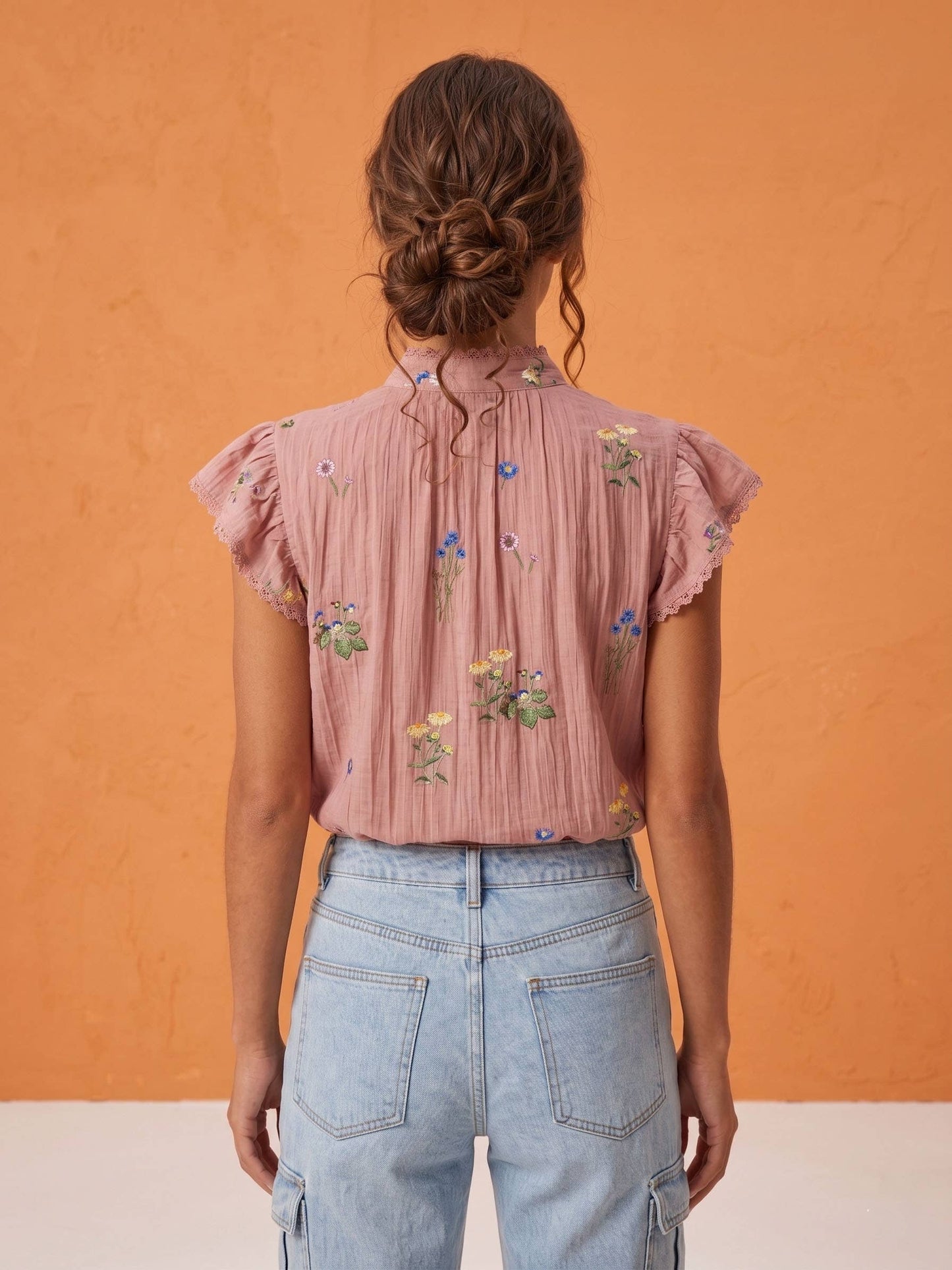 Hectorienne Top - Old Rose