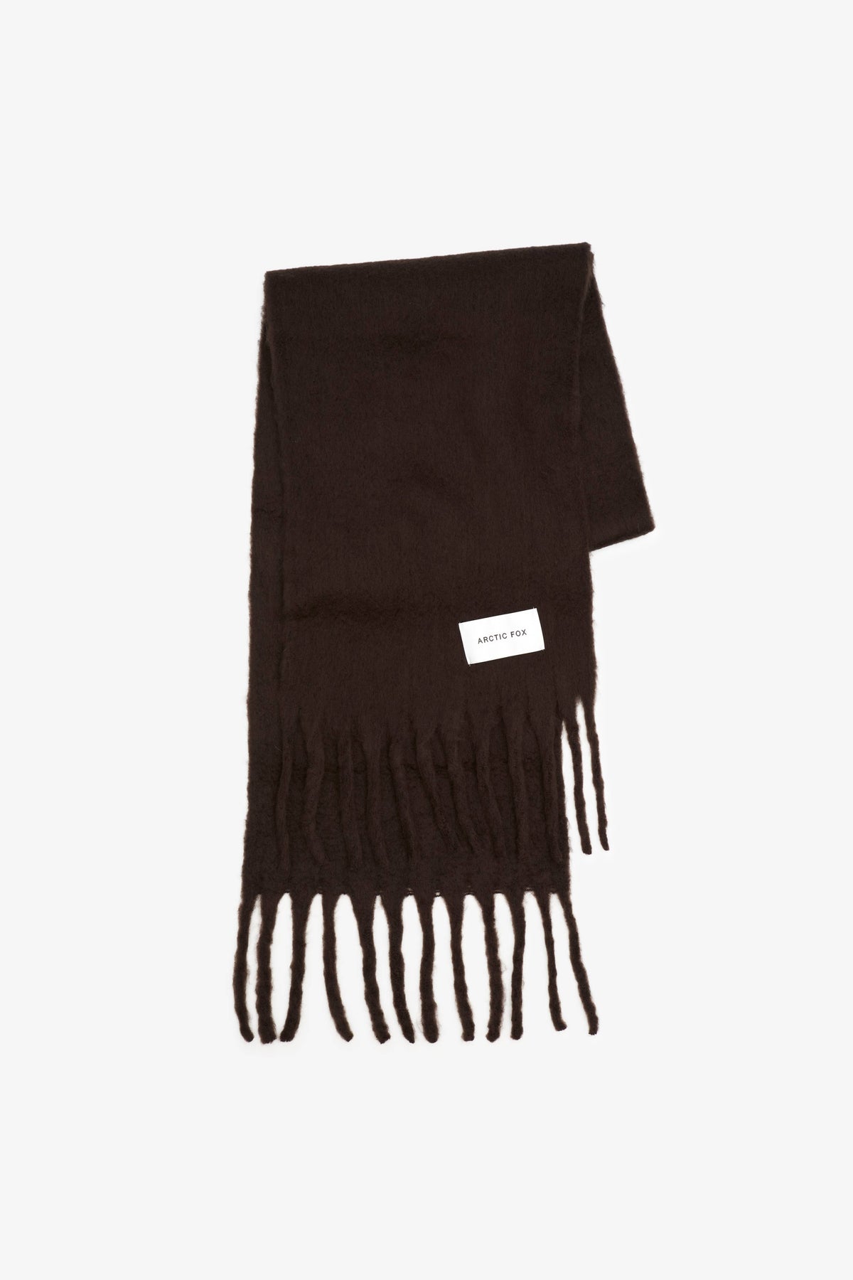 Reykjavik Recycled Scarf - Ground Coffee