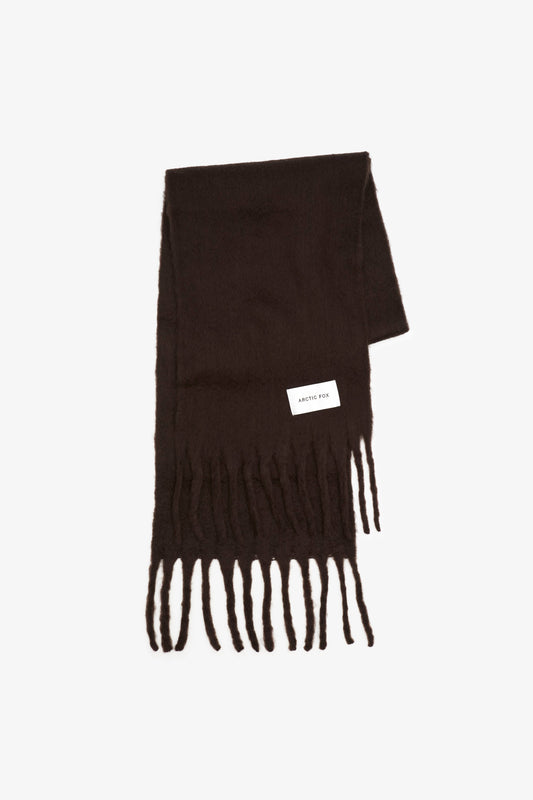 Reykjavik Recycled Scarf - Ground Coffee