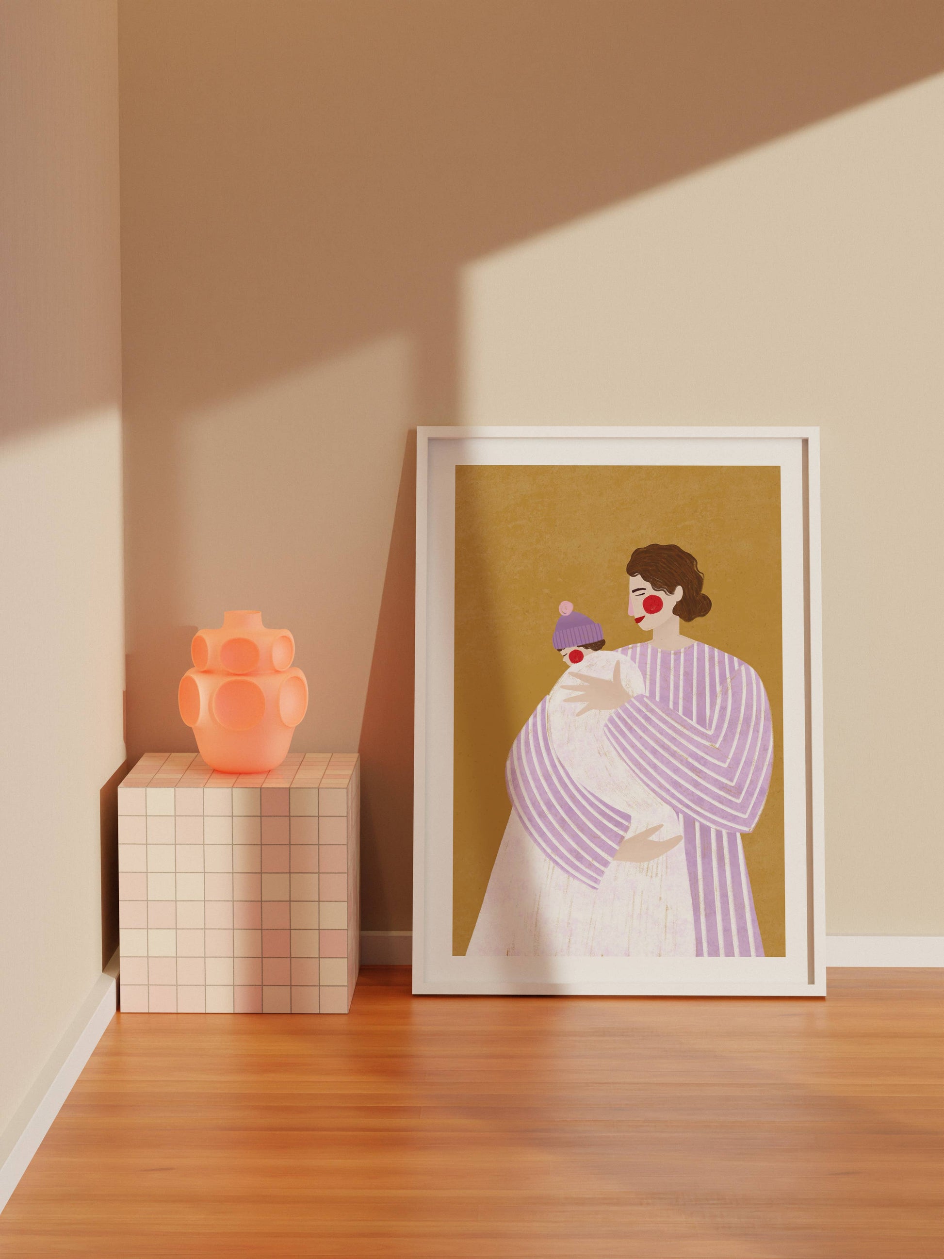  The Woman With The Little One - A3 Fine Art Print