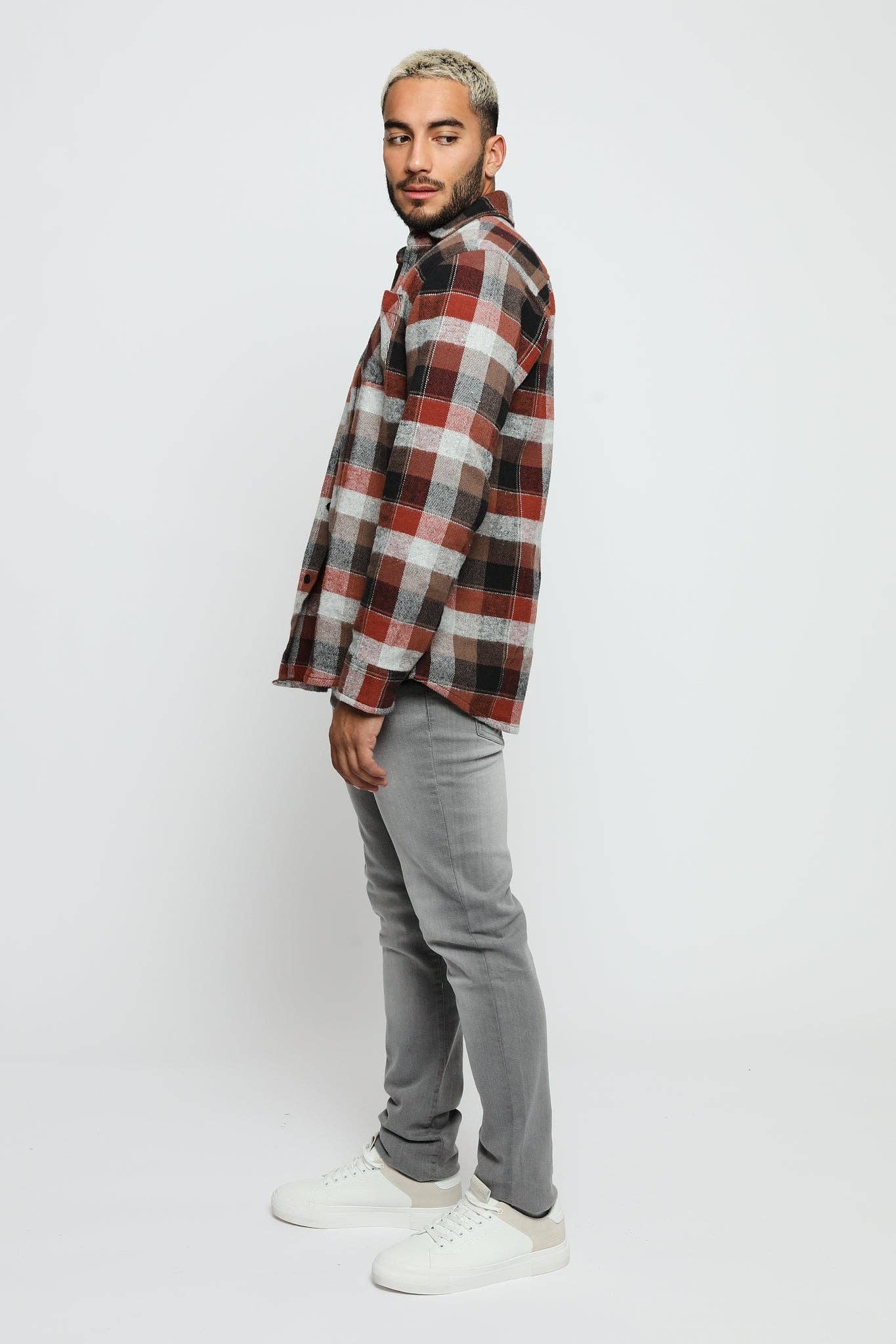 Lumberjack Flannel Check Shirt - Red