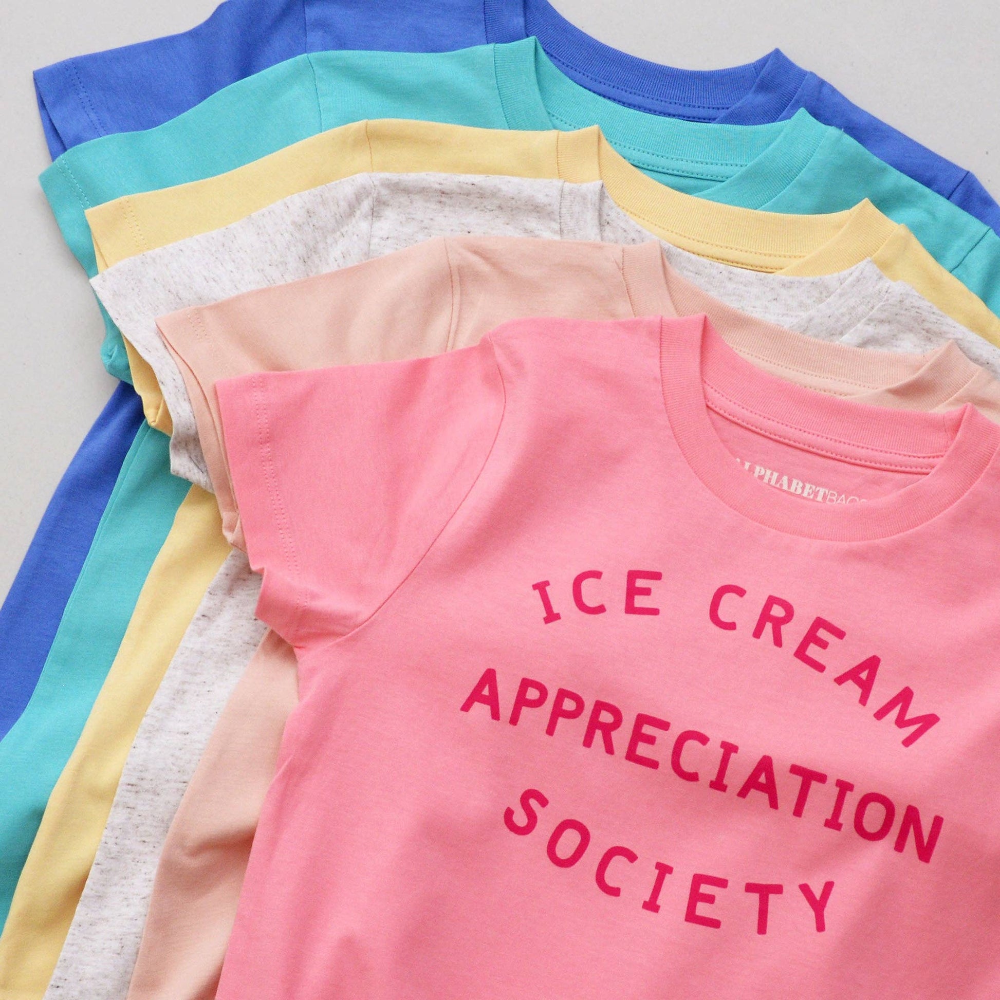 Official Ice Cream Appreciation Society - Kid's T-shirt - Peach