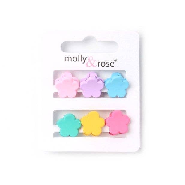 Flower Mini Claw Clips