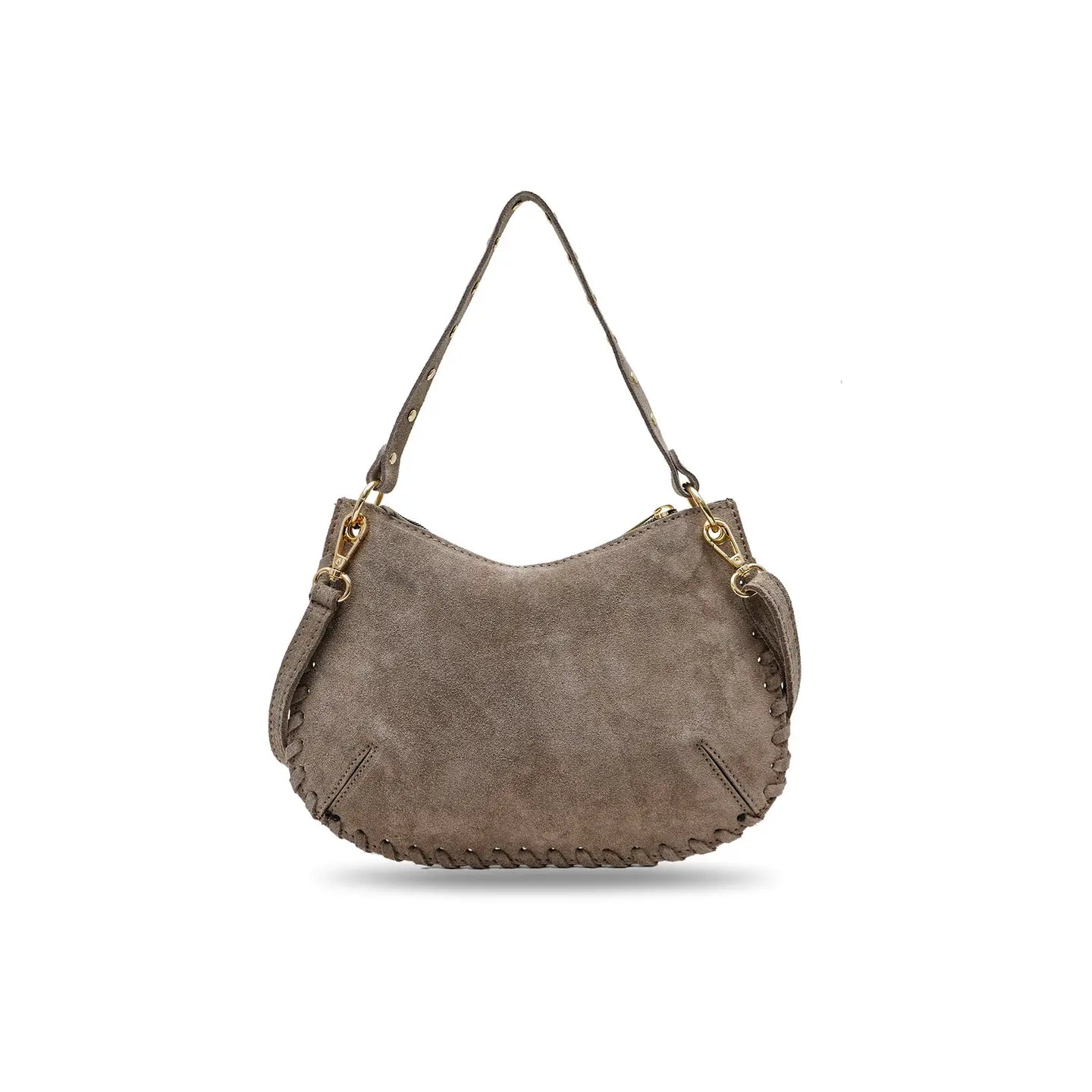 Joëlle Suede Bag - Chocolate