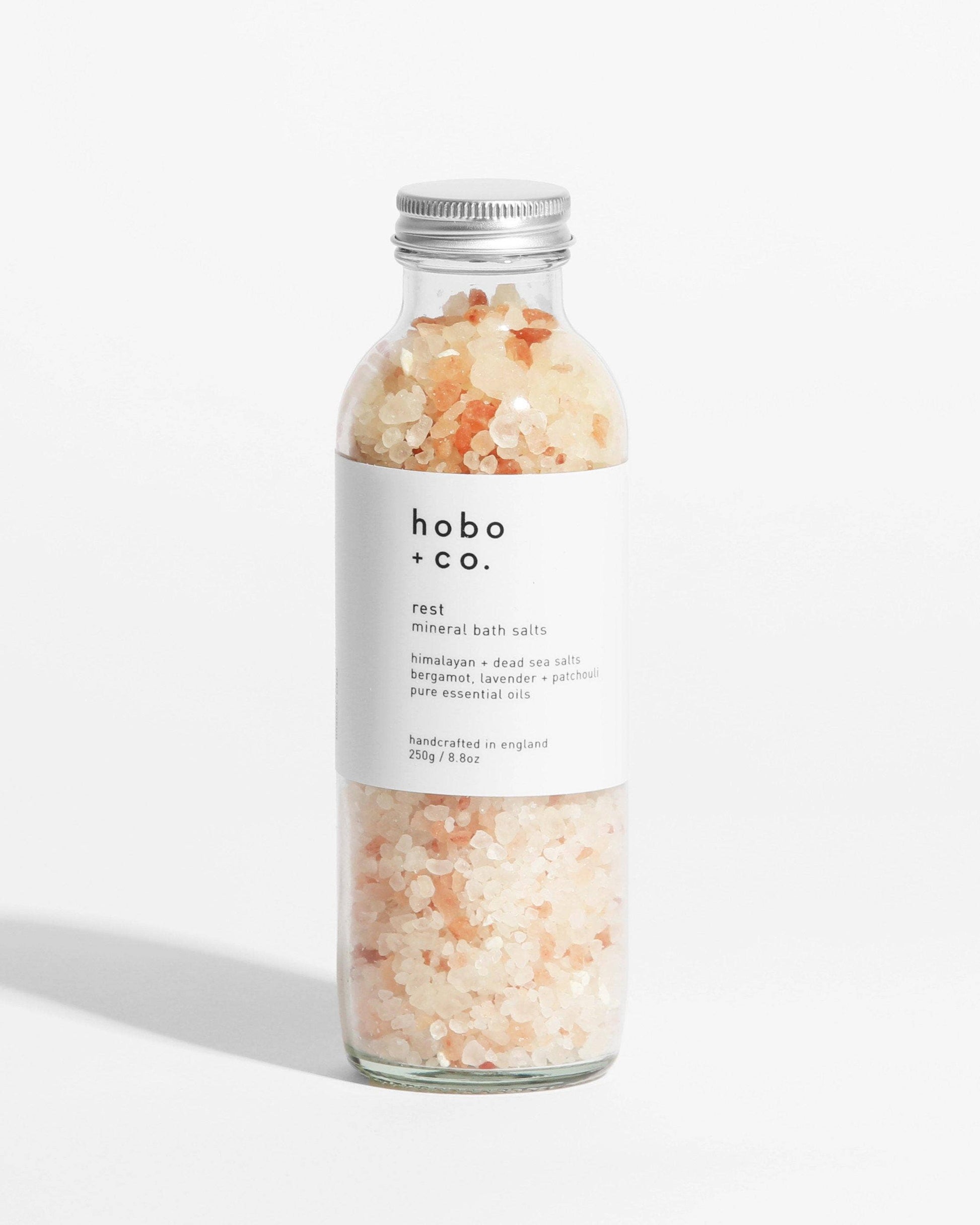 hobo + co. - Rest Aromatherapy Essential Oil Mineral Bath Salts