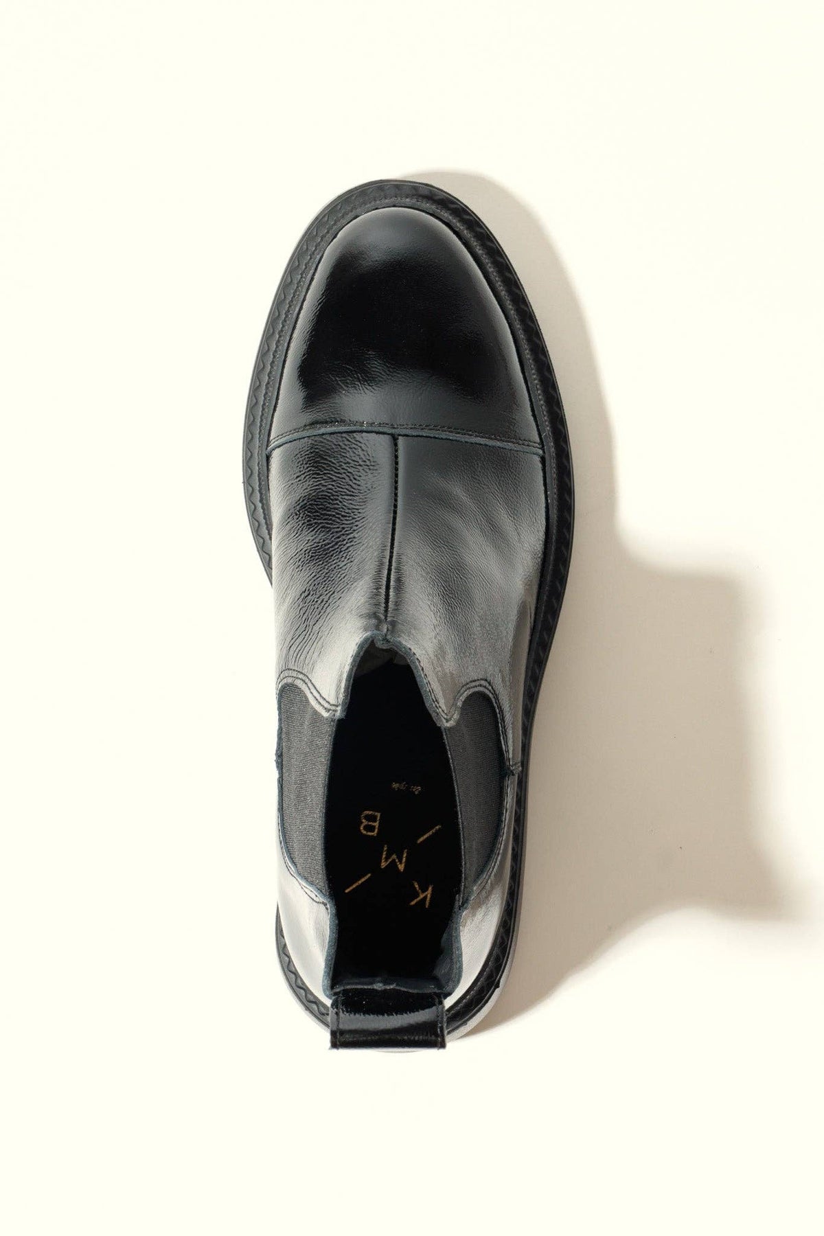 Macu Black Patent Leather Ankle Boots