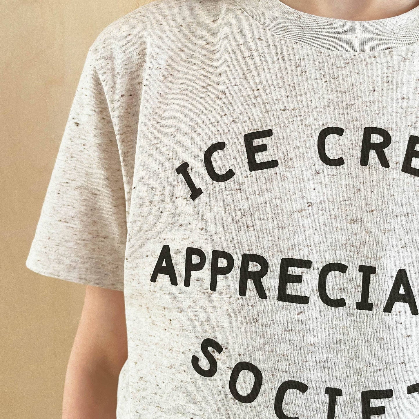 Alphabet Bags - Ice Cream Appreciation Society - Kid's Tee - Cookies & Cream