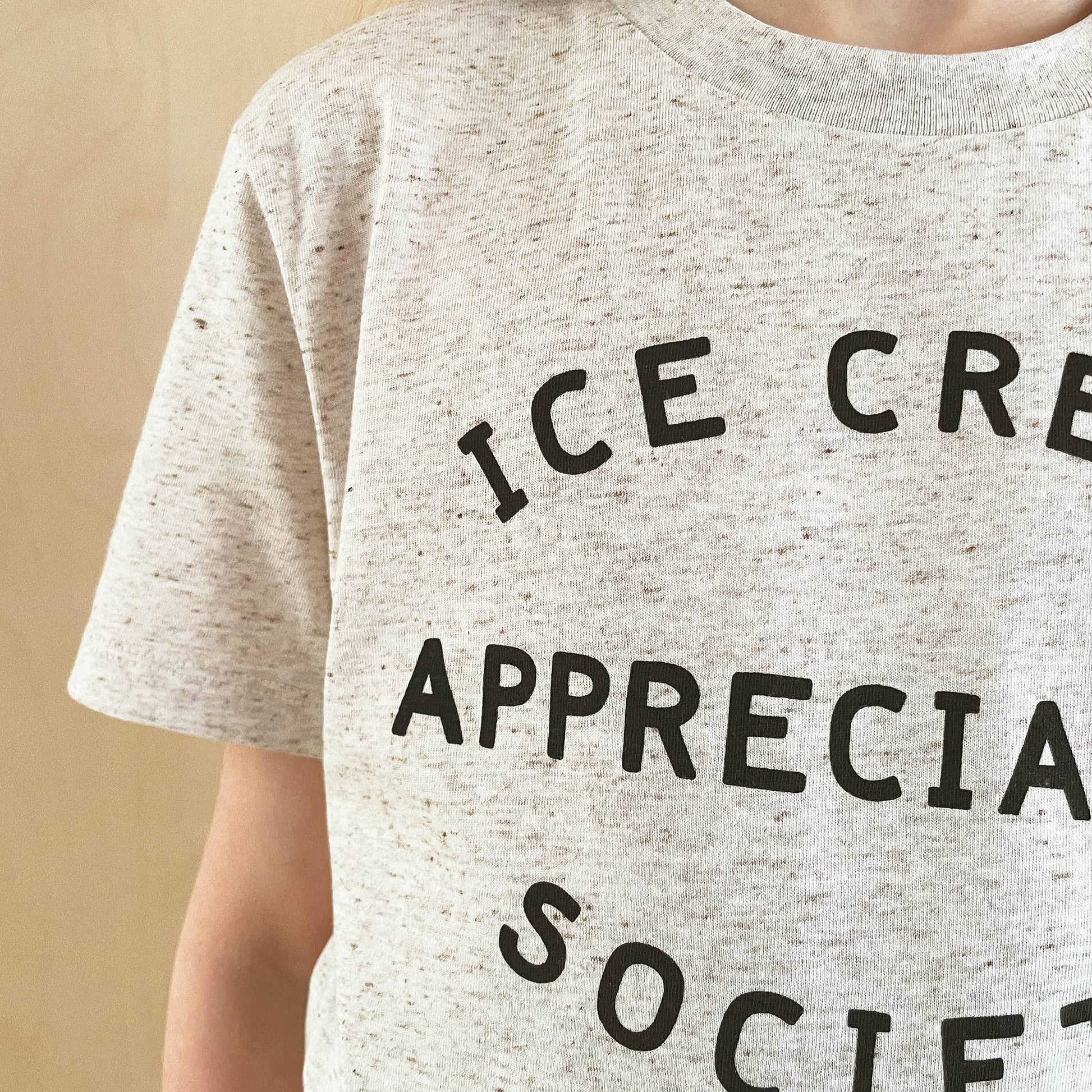 Alphabet Bags - Ice Cream Appreciation Society - Kid's Tee - Cookies & Cream