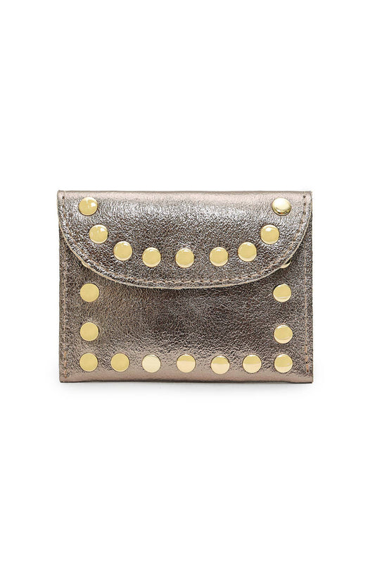 Leina Metallic Leather Coin Purse