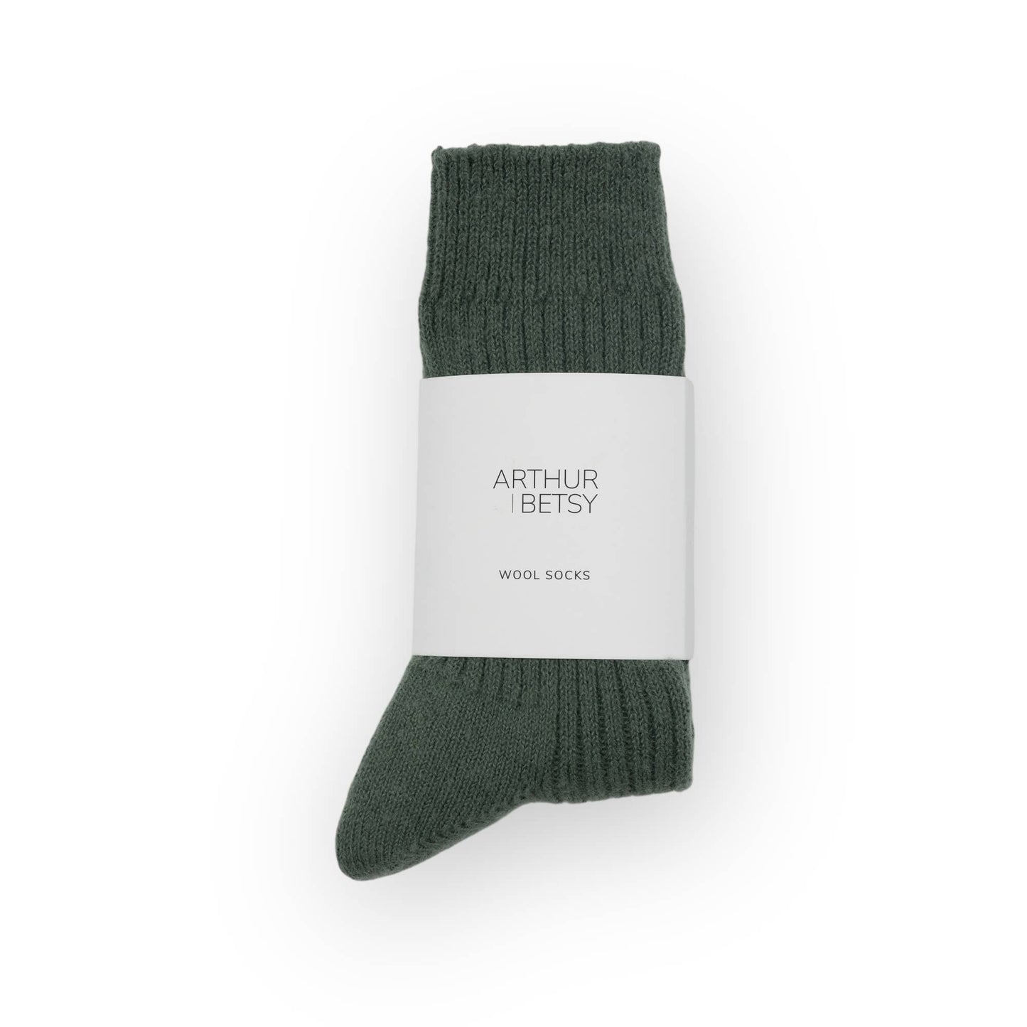 Pine Green Luxury Wool Socks