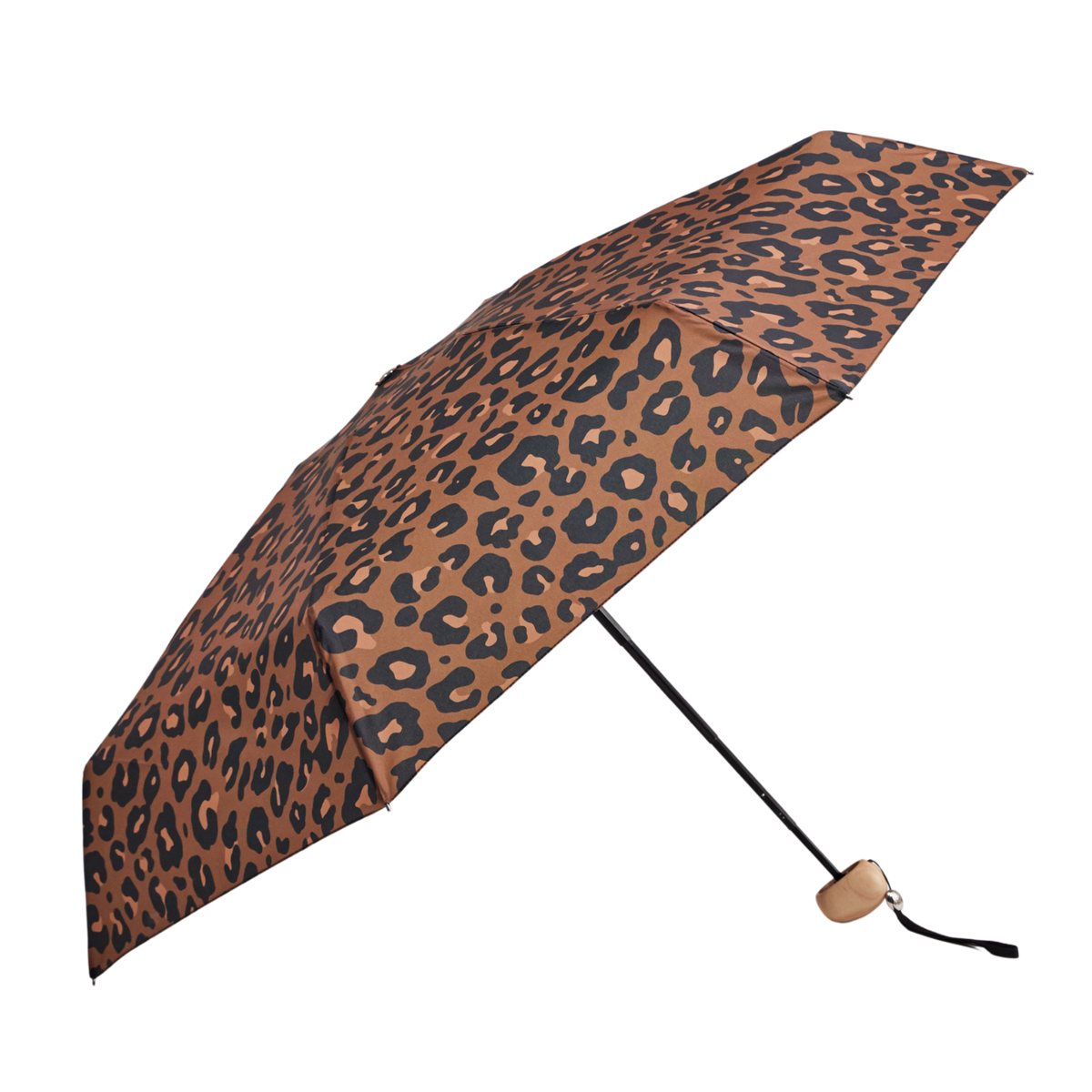 Leopard Print Eco-Friendly Mini Pocket Umbrella