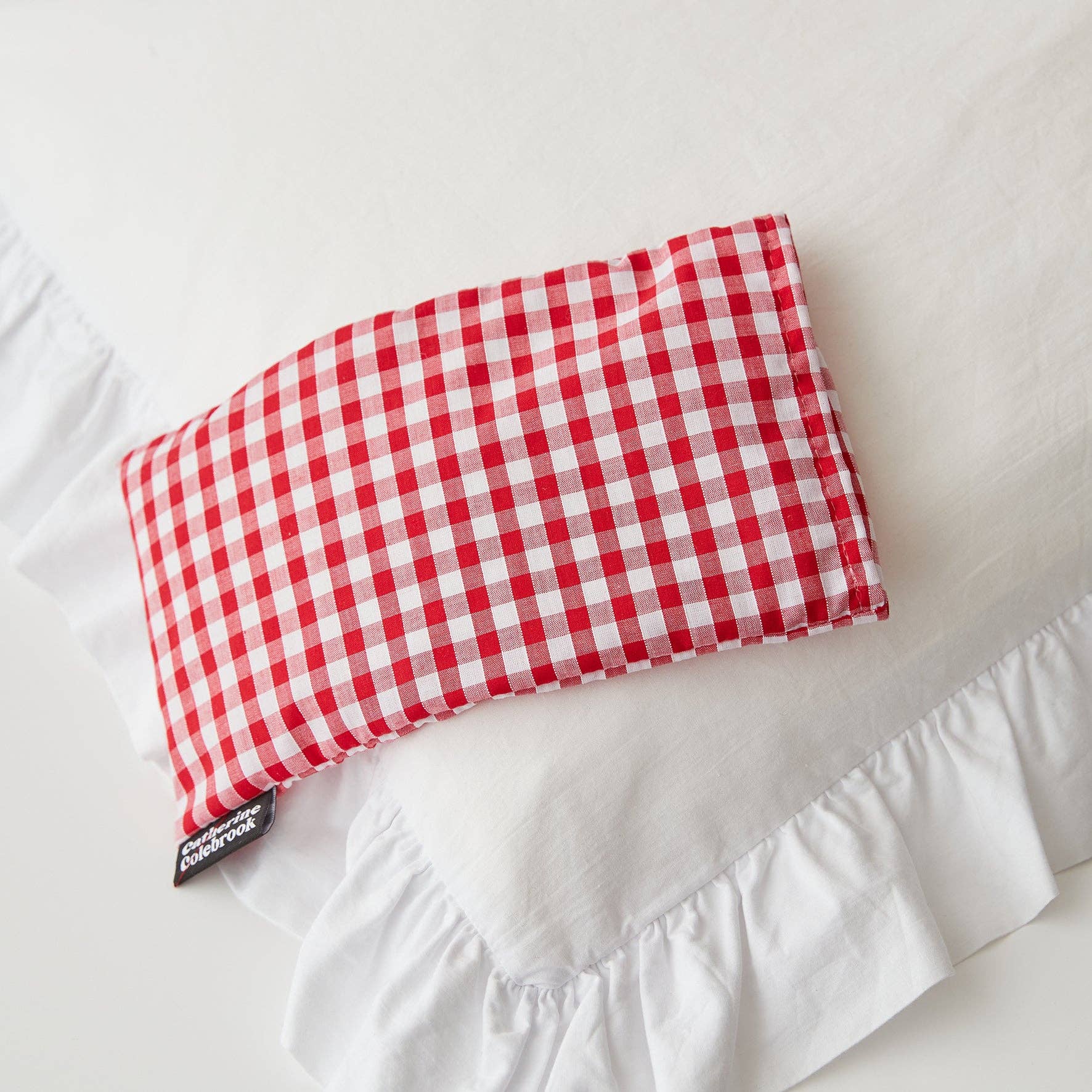 Red Gingham Lavender Wheat Eye Pillow