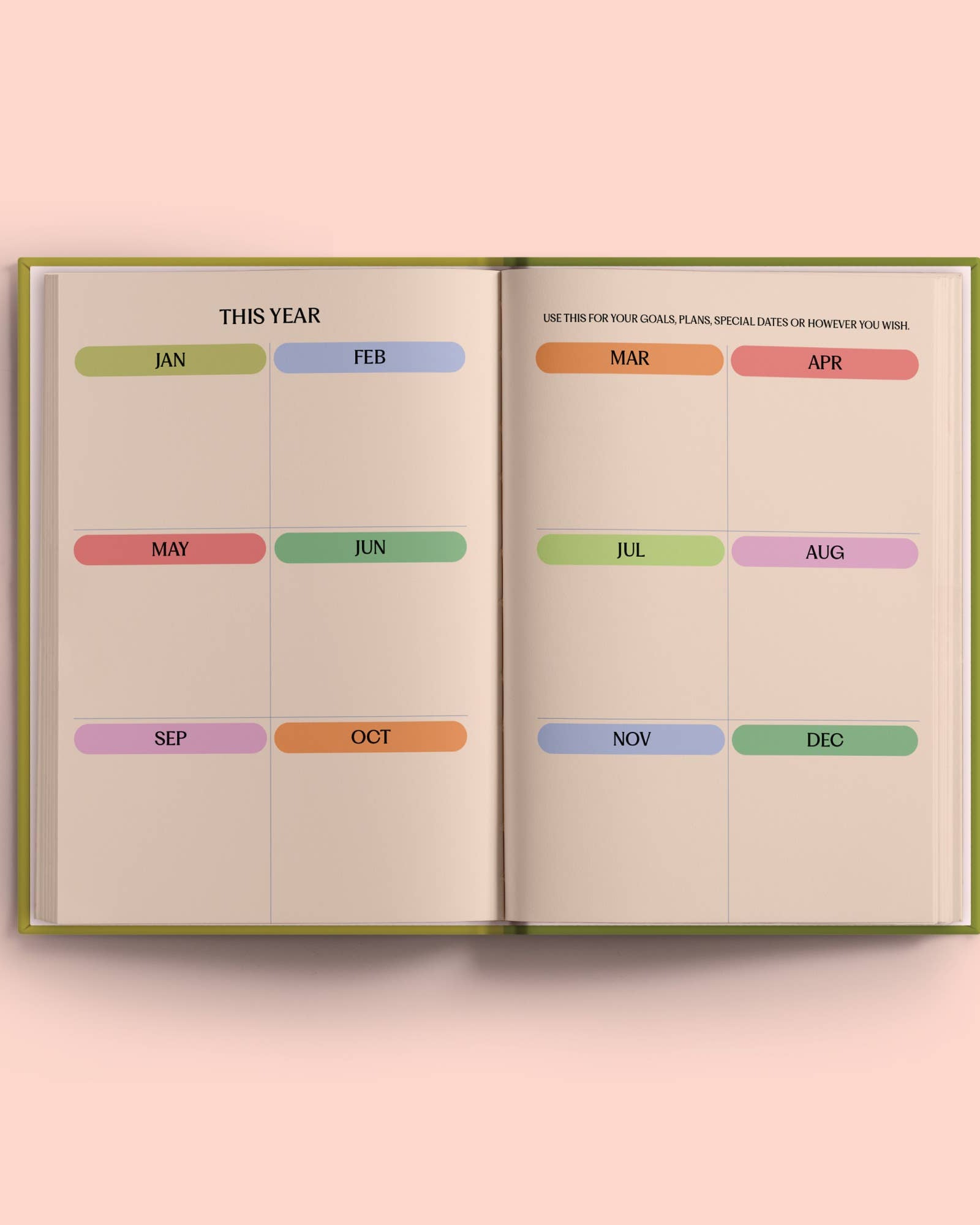 Cobalt Starburst A5 2026 Weekly Planner