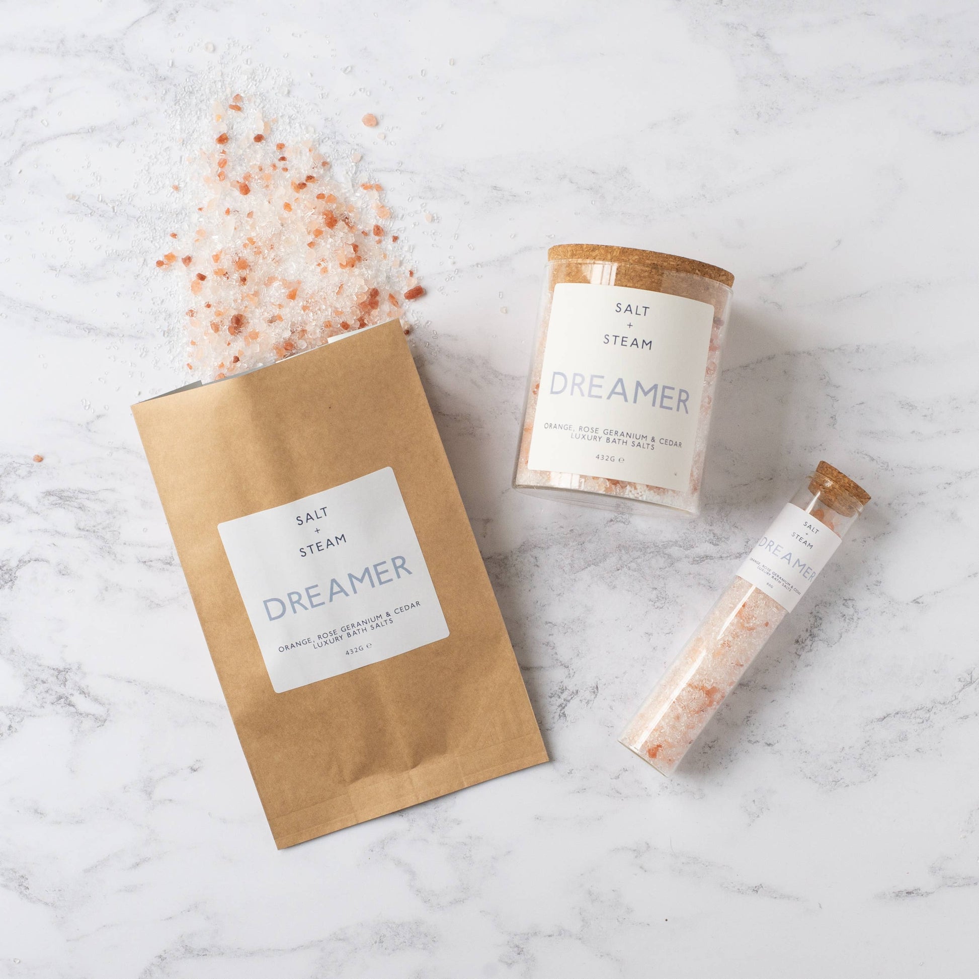 Dreamer - Rose Geranium & Cedar Bath Salts