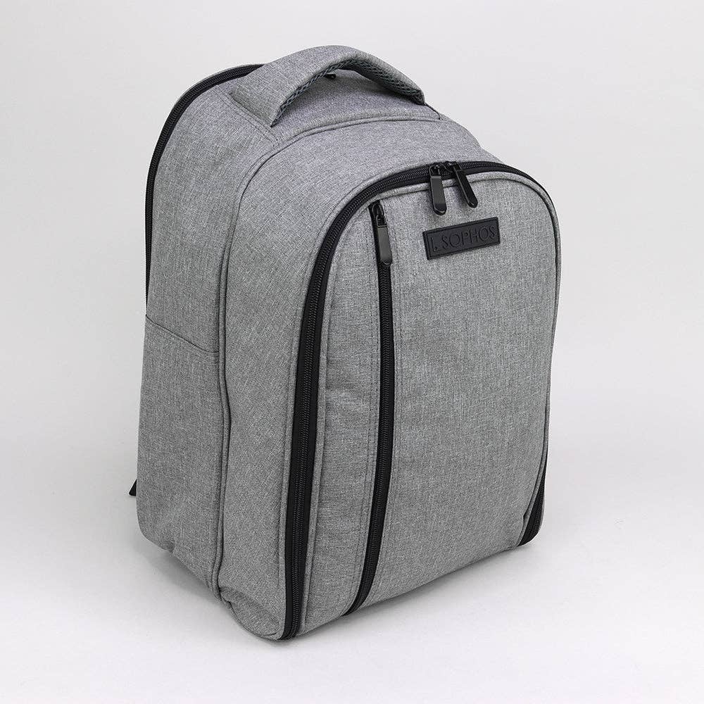 Sophos - Grey Cooler Backpack with Picnic Set