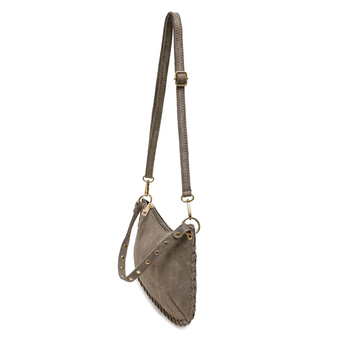 Joëlle Suede Bag - Chocolate