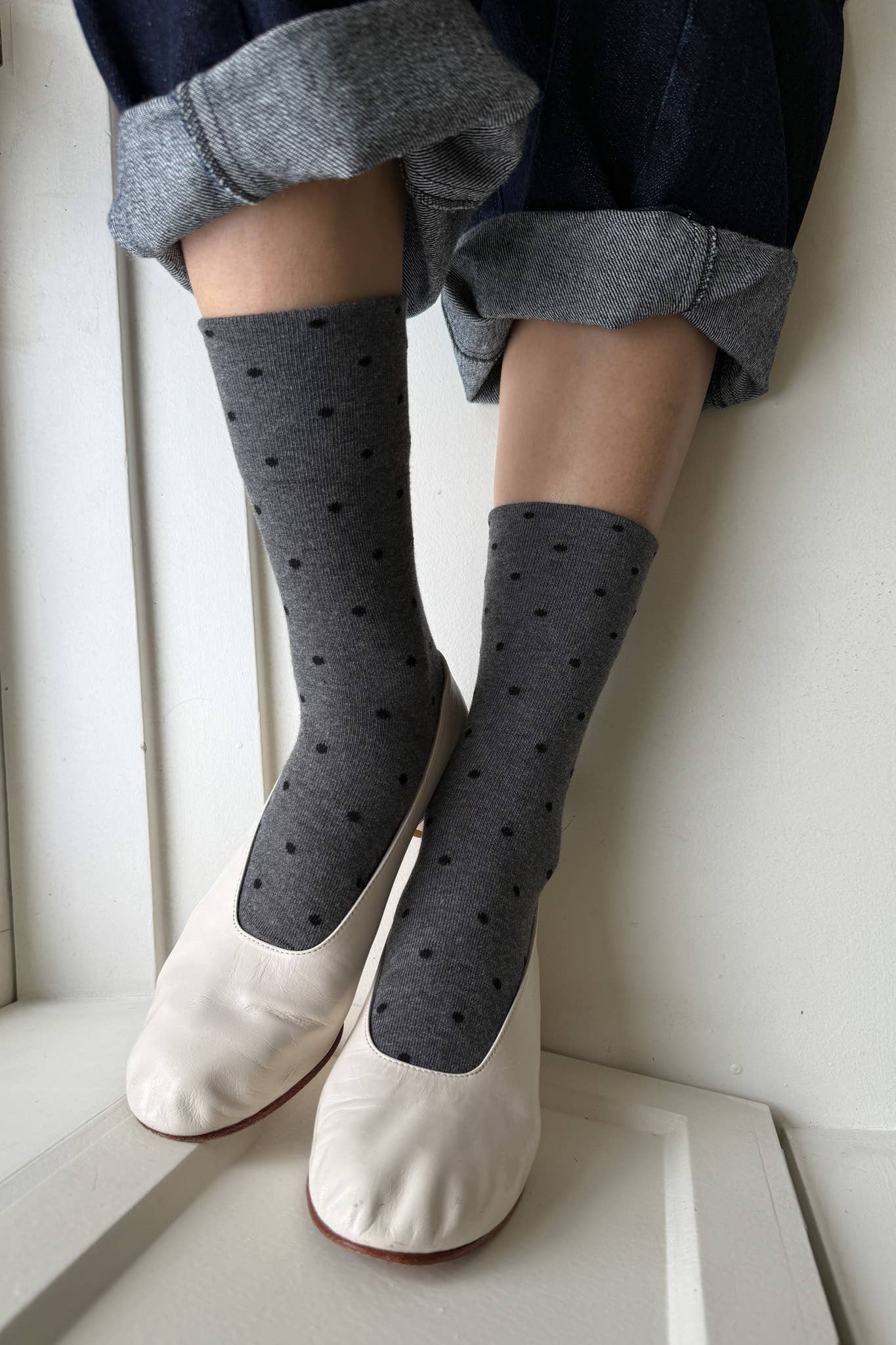 Polka Dot Sneaker Socks