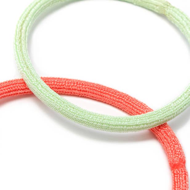 6 Pastel Hair Elastics - Pastel