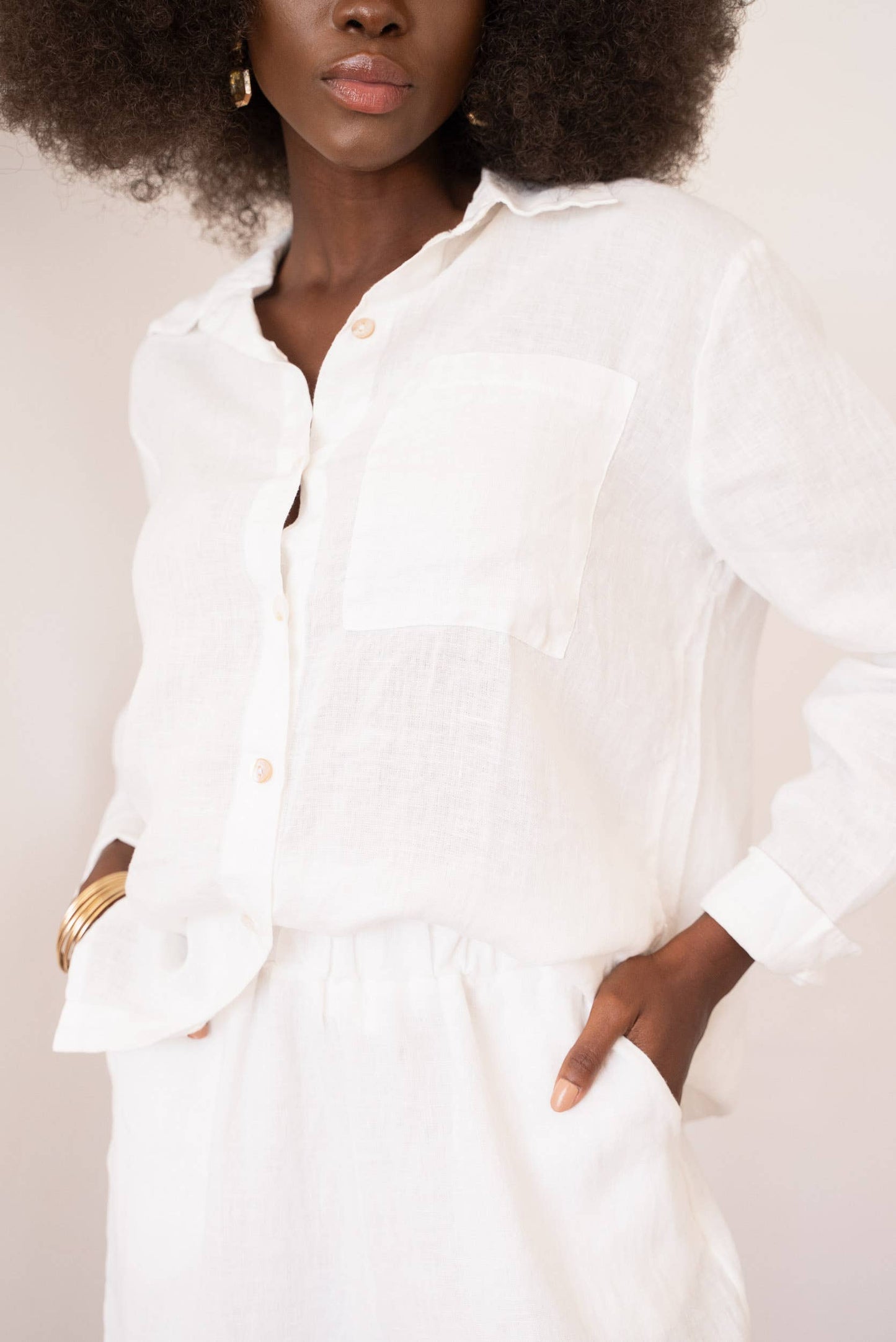 Louise linen shirt