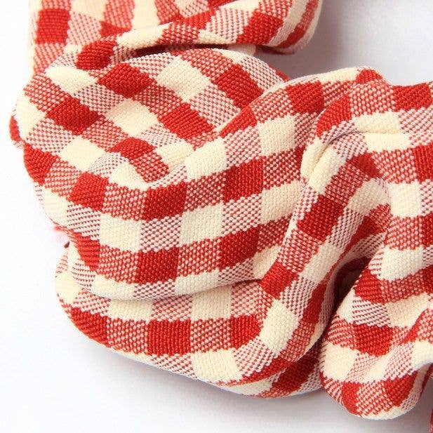 Gingham Scrunchie