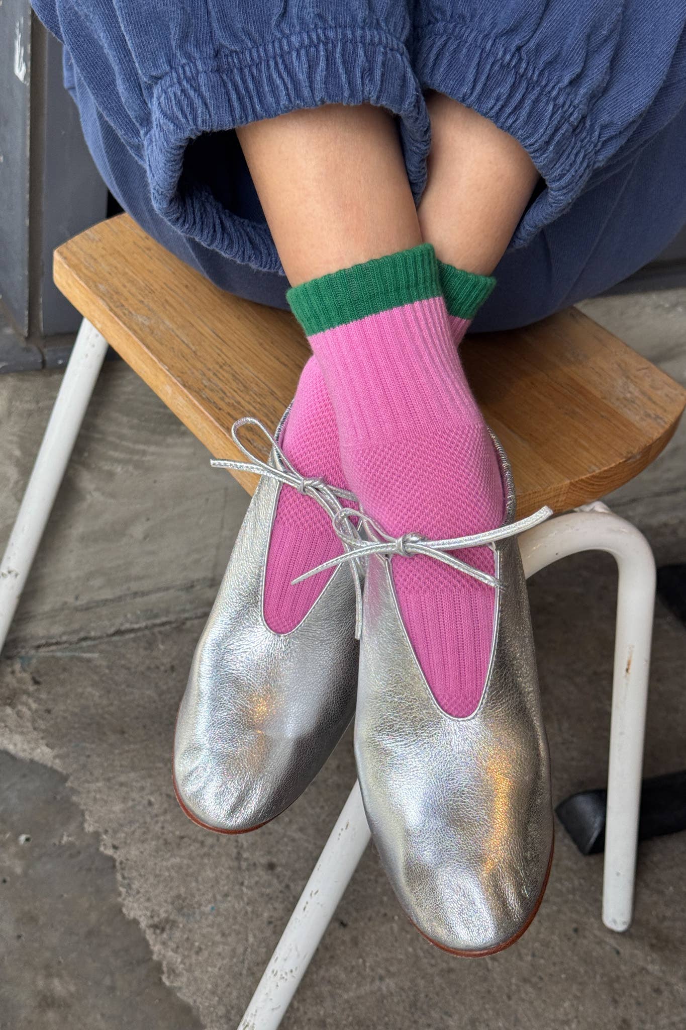 Le Bon Shoppe - Color Block Girlfriend Socks