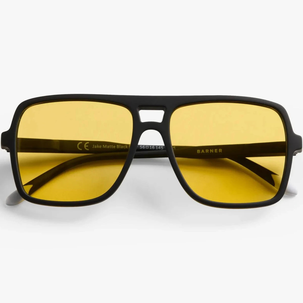Jake Matte Black Noir Amber Sunglasses