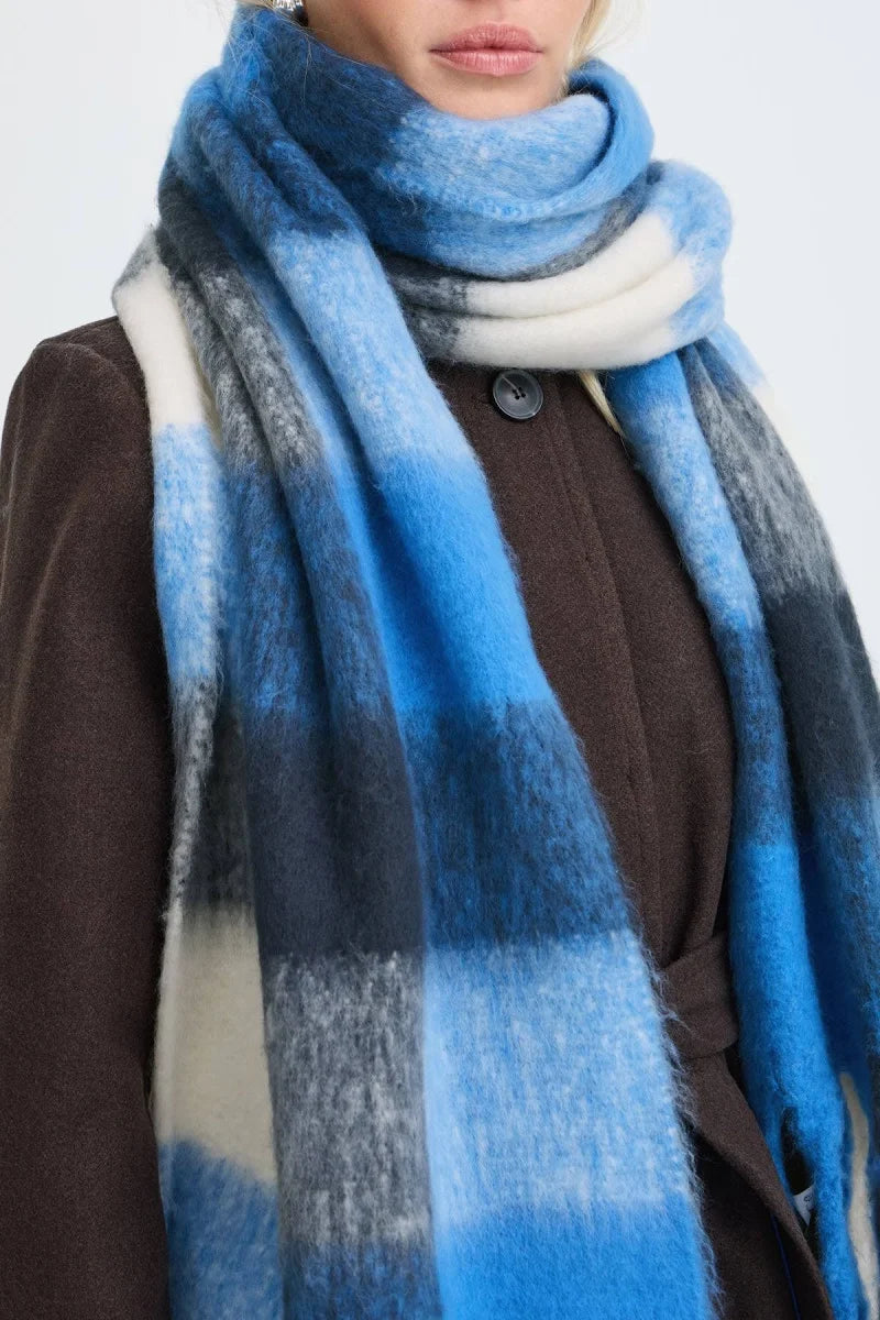 BYWatti Scarf in Blue Check