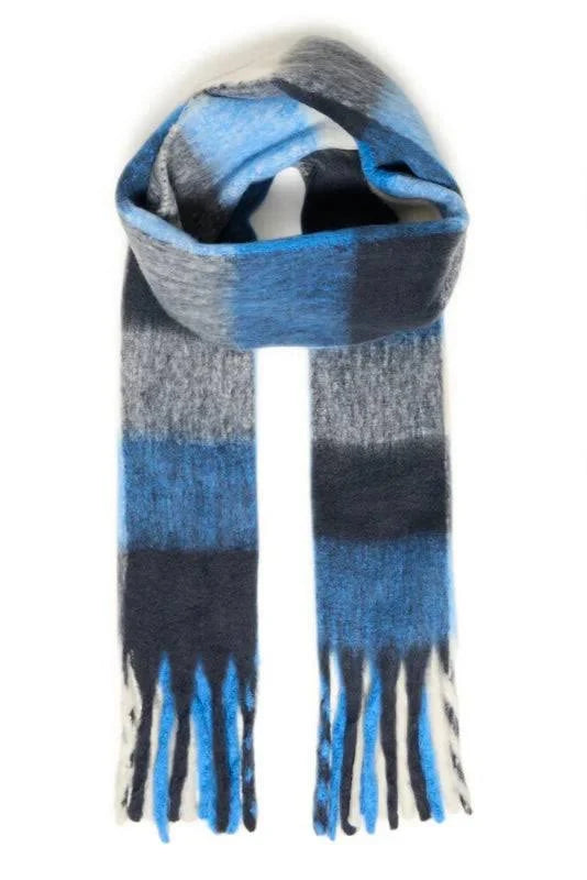 BYWatti Scarf in Blue Check