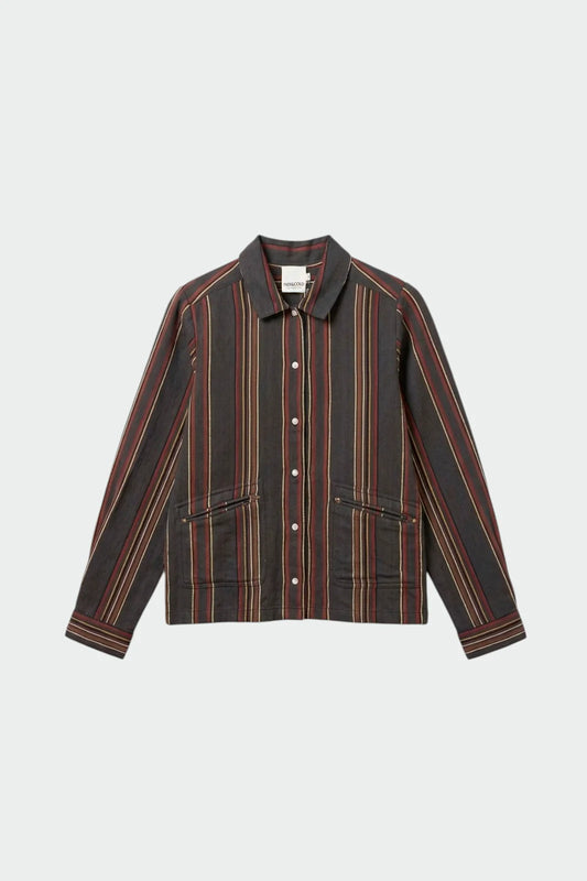 Carbon Stripe Shirt Jacket