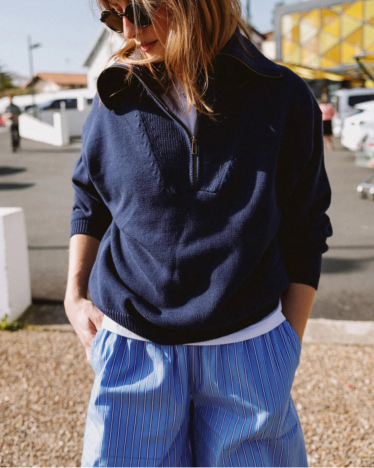 Long Poplin Bermuda
